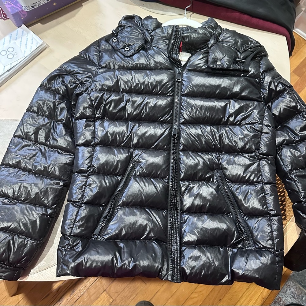 Moncler Shiny Black Puffer Jacket